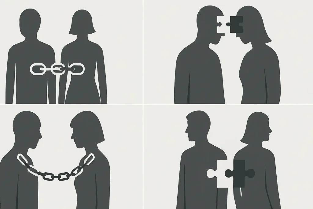 symboliczne ujecie wspoluzaleznienia